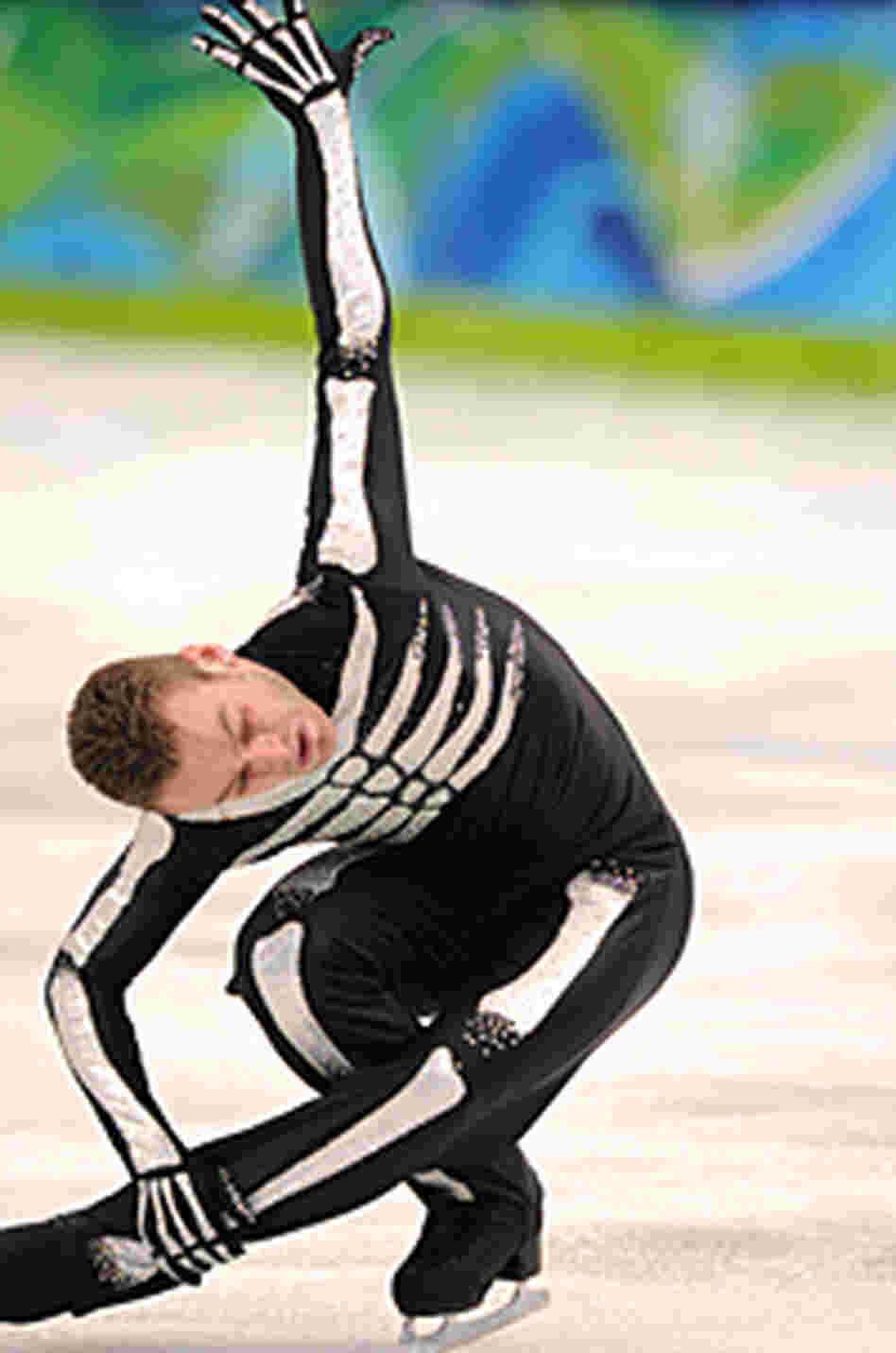 Belgian skater Kevin van der Perren competes in the short program at the 2010 Winter Olympics. Belgian skater Kevin van der Perren competes in the short program at the 2010 Winter Olympics.