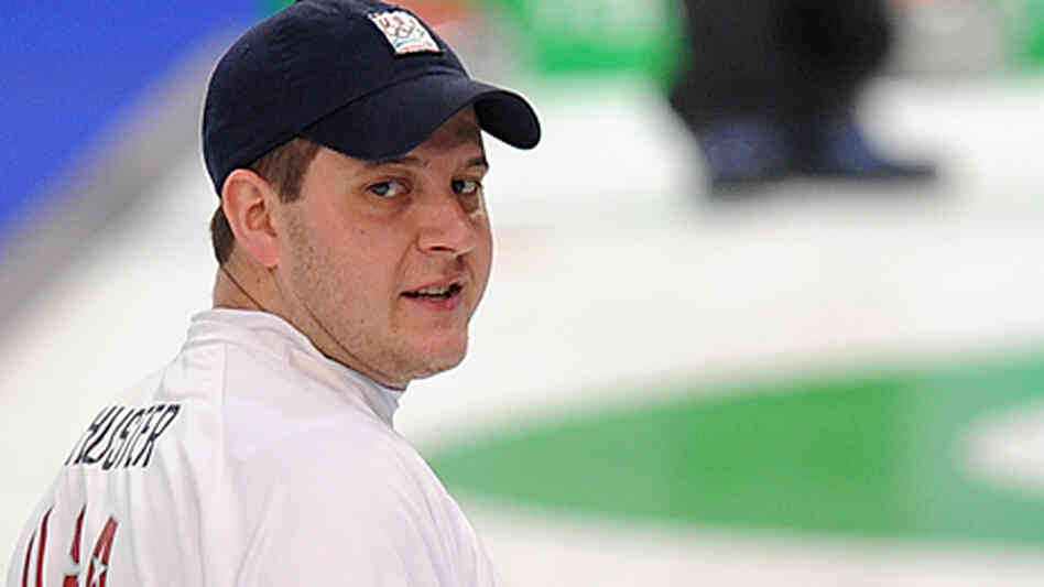 John Shuster, U.S. curling skip, competes on February 20, 2010. John Shuster, U.S. curling skip, competes on February 20, 2010.