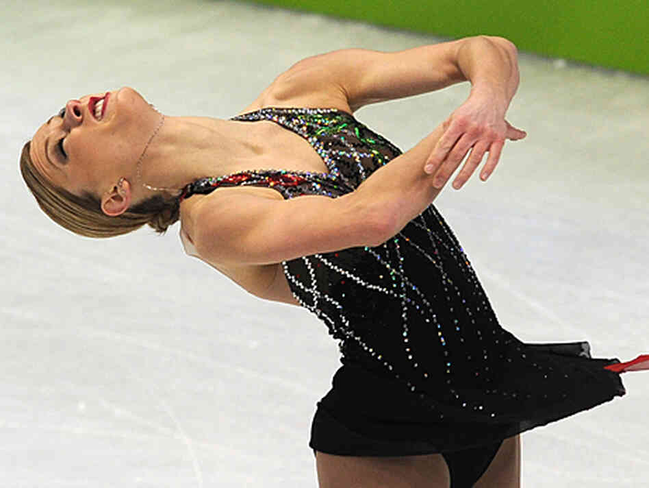 Joannie Rochette performs in the short program on Tuesday night. Joannie Rochette performs in the short program on Tuesday night.