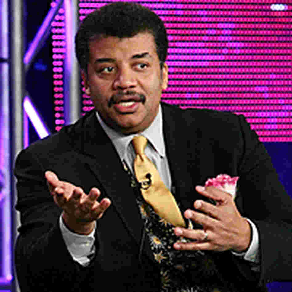 Neil deGrasse Tyson speaks at the Television Critics Association press tour in January 2010. Neil deGrasse Tyson speaks at the Television Critics Association press tour in January 2010.