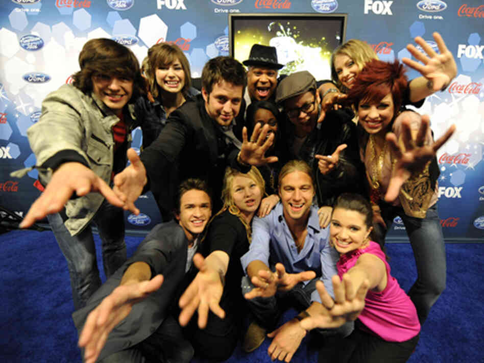 The twelve finalists on this season of American Idol The twelve finalists on this season of American Idol