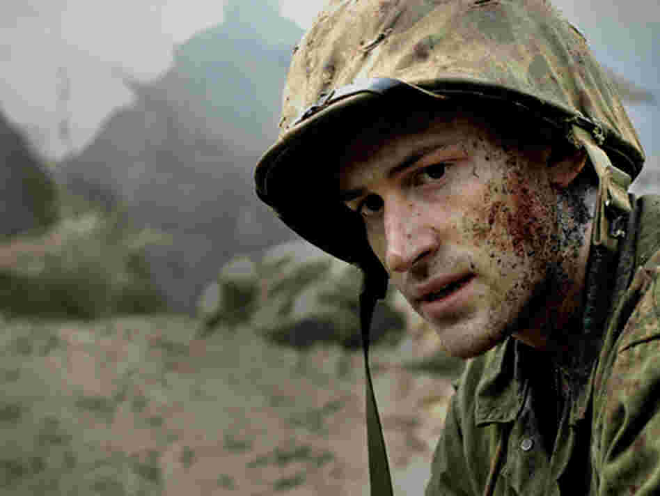 Joe Mazzello as Eugene Sledge in HBO's The Pacific. Joe Mazzello as Eugene Sledge in HBO's The Pacific.
