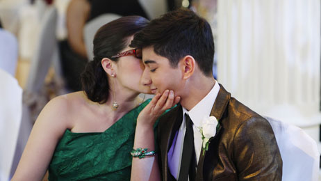 America Ferrera and Mark Indelicato of 'Ugly Betty'.