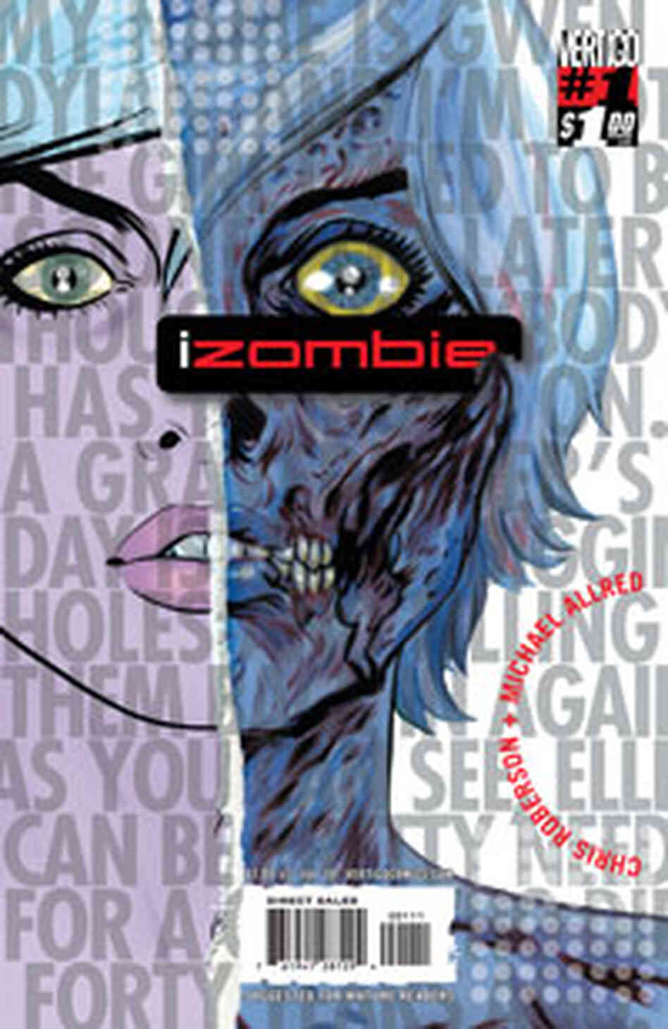The cover of the first issue of I, Zombie. The cover of the first issue of I, Zombie.