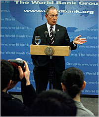 New York Mayor Michael Bloomberg