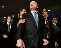 Sen. john McCain with GOP House leadership.