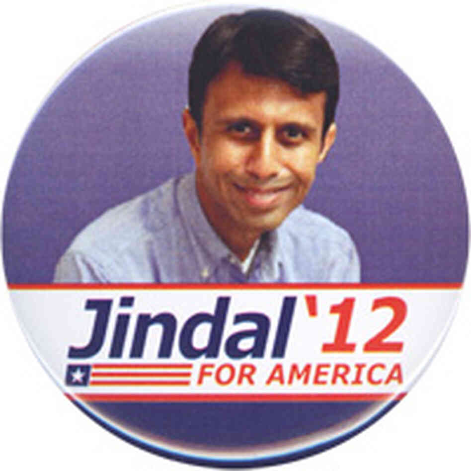 Jindal 2012 button. Jindal 2012 button.