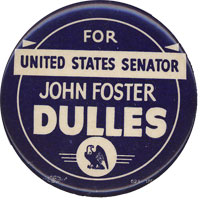 John Foster Dulles button.