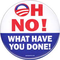 Oh No! What Have You Done? Button.