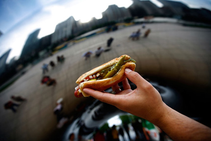 Chicago hot dog