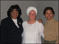 Cheryle Bryant, Darshan-Kaur Khalsa, and host Michel Martin