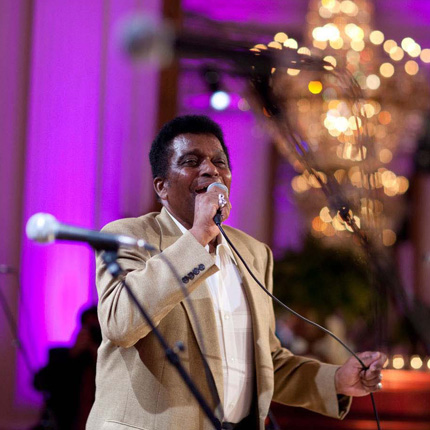 Charley Pride sings at the White House.