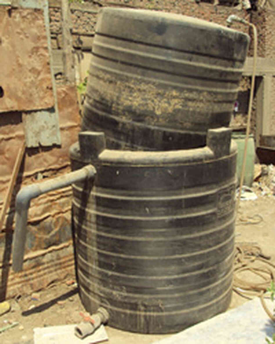 biogas digester. biogas digester.