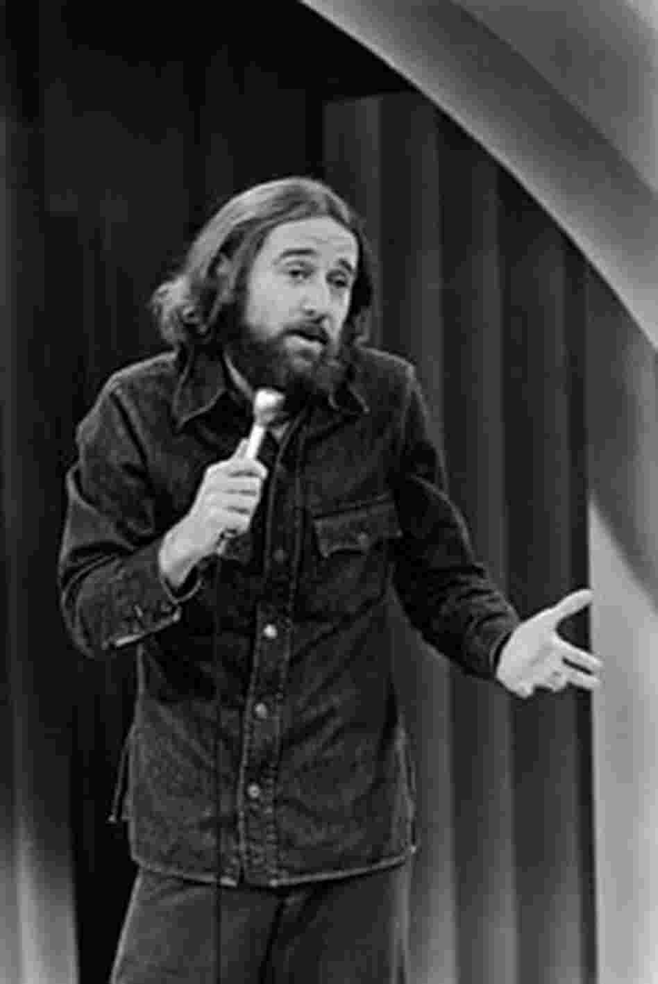 George Carlin performing in 1981. George Carlin performing in 1981.