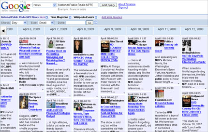 Google Timeline