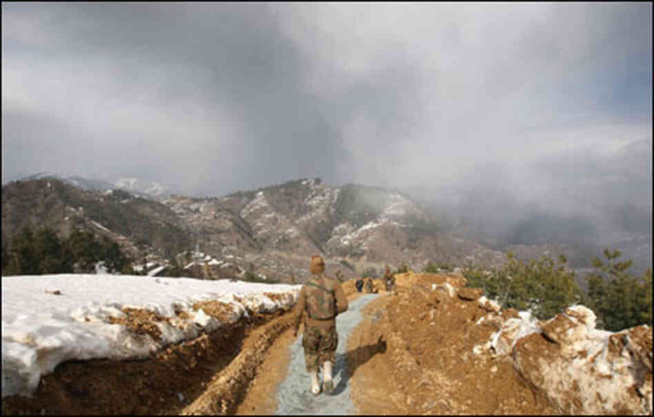 The United States suspects Osama bin Laden is hiding in the mountainous tribal regions of Pakistan. The United States suspects Osama bin Laden is hiding in the mountainous tribal regions of Pakistan.