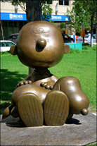 Charlie Brown and Snoopy, relaxing in St. Paul. Charlie Brown and Snoopy, relaxing in St. Paul.