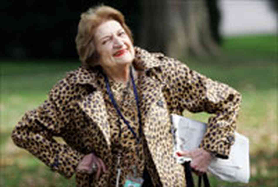 The fabulous Helen Thomas, last October. The fabulous Helen Thomas, last October.