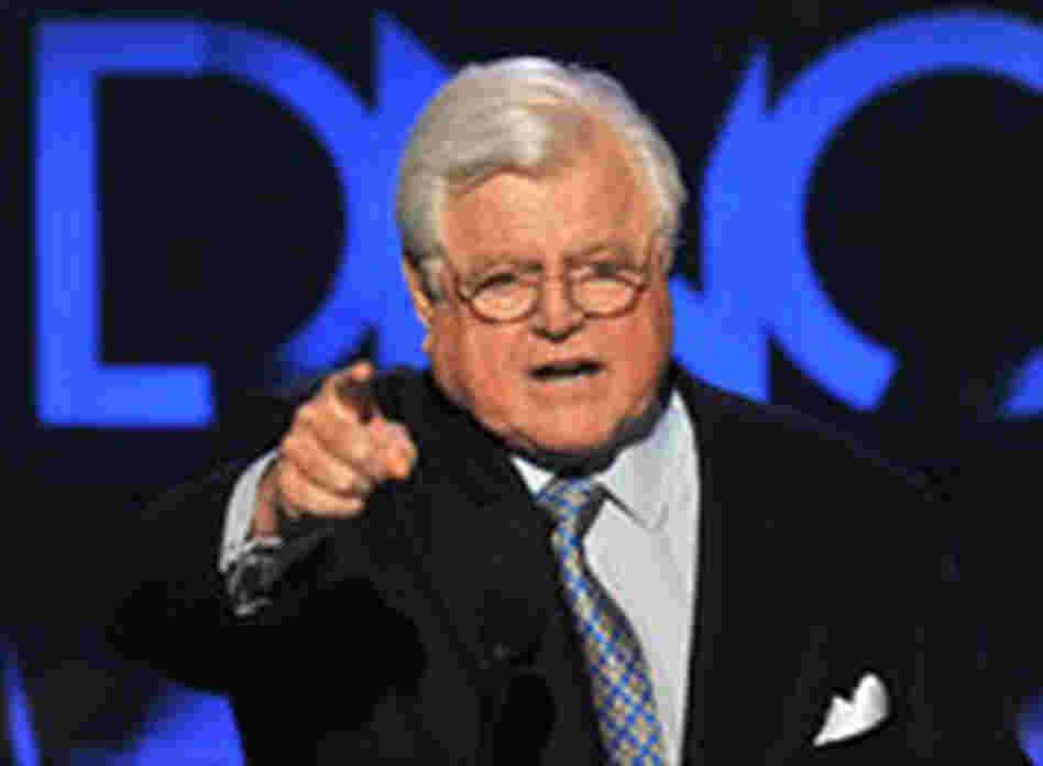 Sen. Ted Kennedy addresses the DNC. Sen. Ted Kennedy addresses the DNC.