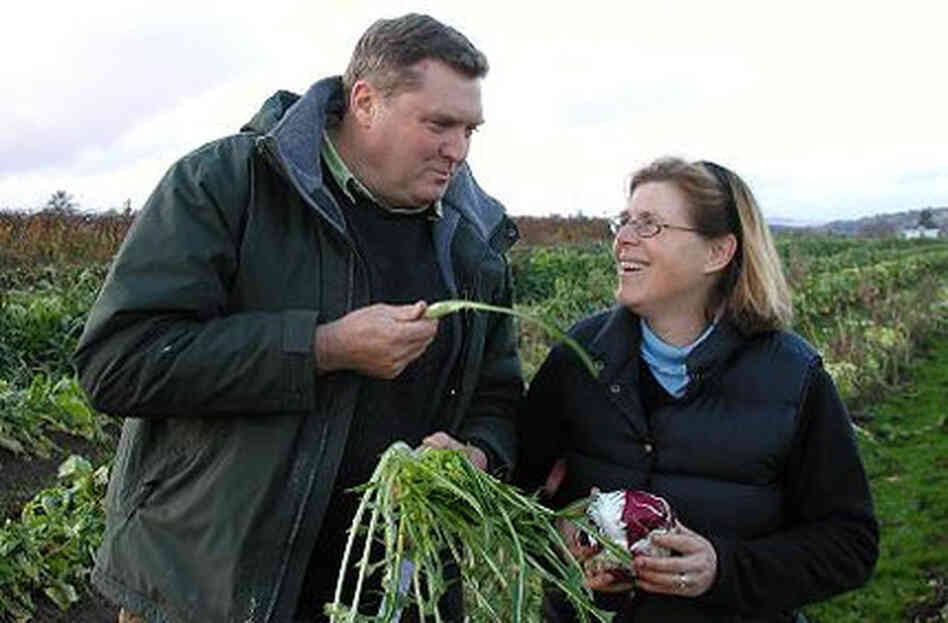 Organic farmers Anthony and Carol Boutard Organic farmers Anthony and Carol Boutard