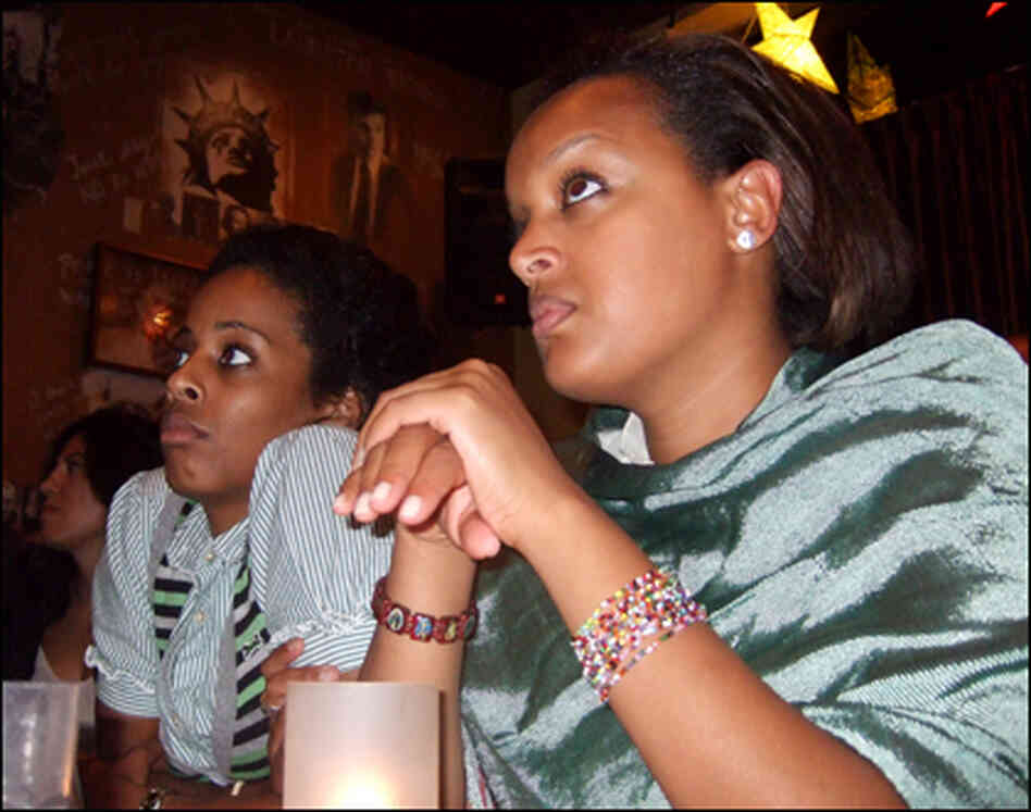Rut Semene, left, and Atheni Asihel. Rut Semene, left, and Atheni Asihel.