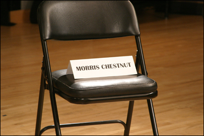 Place card for Morris Chestnut
