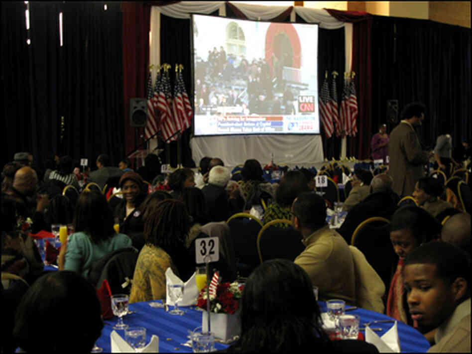 Howard University's inauguration viewing brunch. Howard University's inauguration viewing brunch.