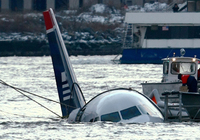 Plane lands in New York river