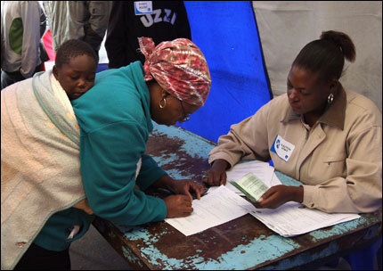 South African voters