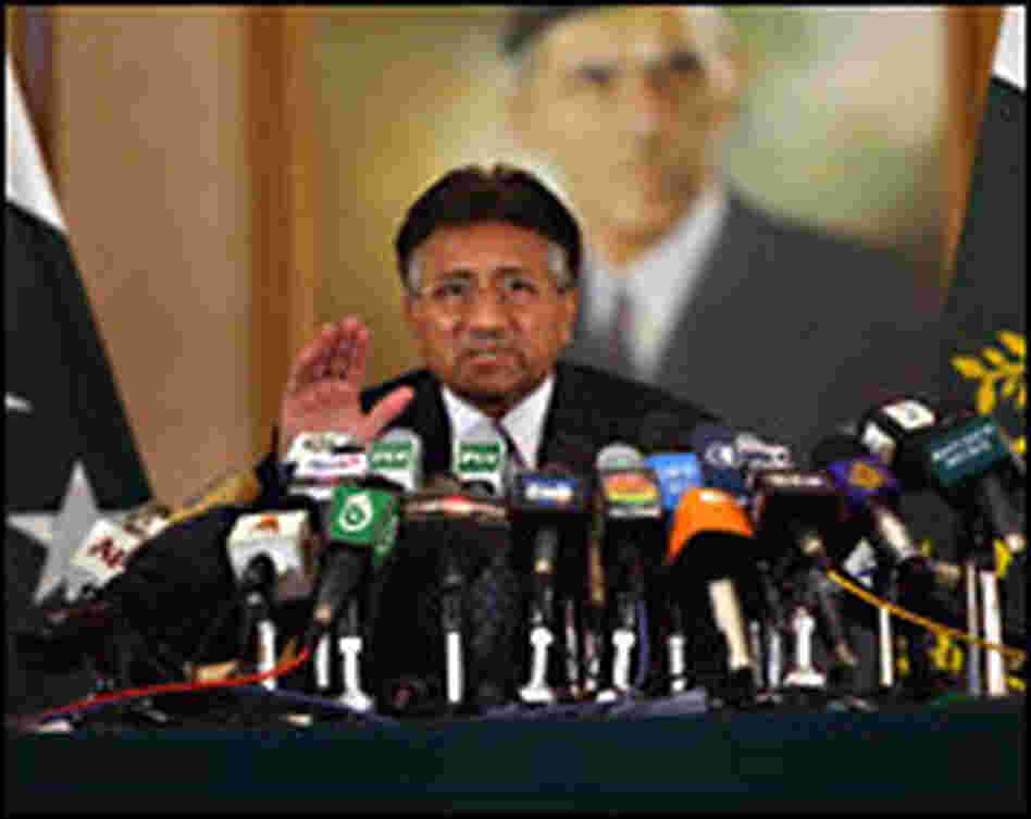 Pakistani President Pervez Musharraf last week. Pakistani President Pervez Musharraf last week.