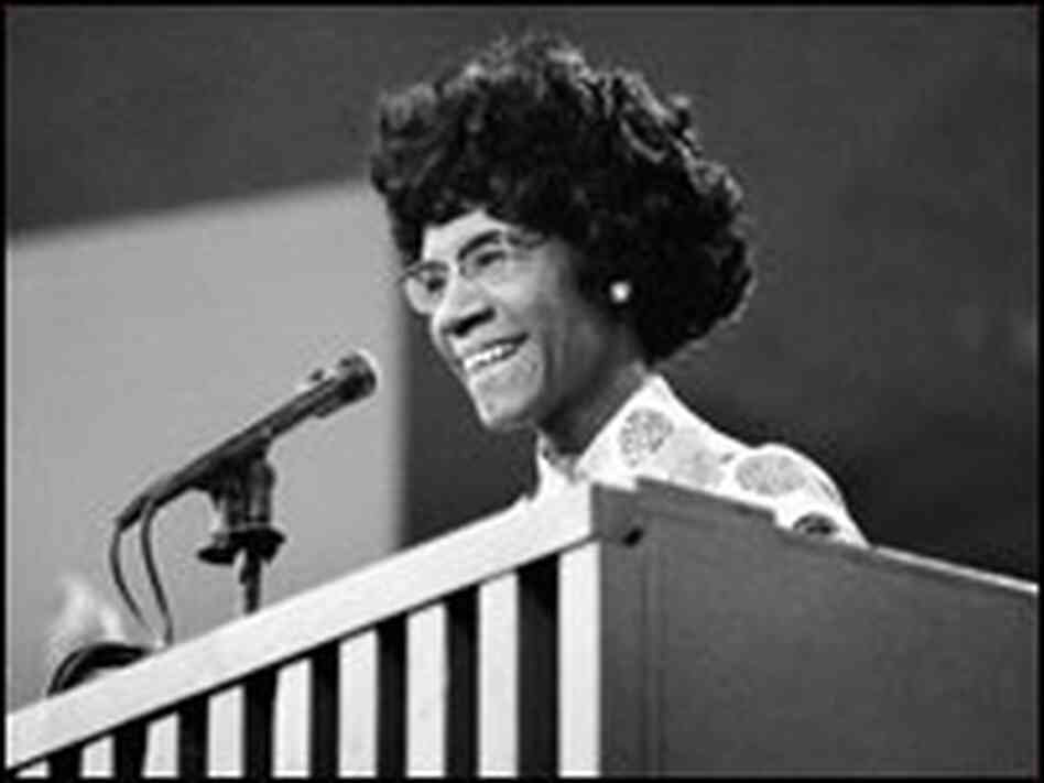 Shirley Chisholm speaks at the Democratic National Convention in 1972. Photo by Pictorial Parade/Get Shirley Chisholm speaks at the Democratic National Convention in 1972. Photo by Pictorial Parade/Get