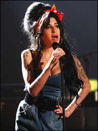 Amy Winehouse performs during the MTV Europe Music Awards in Germany in November.