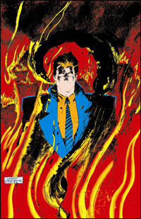 An image of The Question by artists Denys Cowan and Bill Sienkiewicz from an upcoming collected edition of the series. Courtesy DC Comics