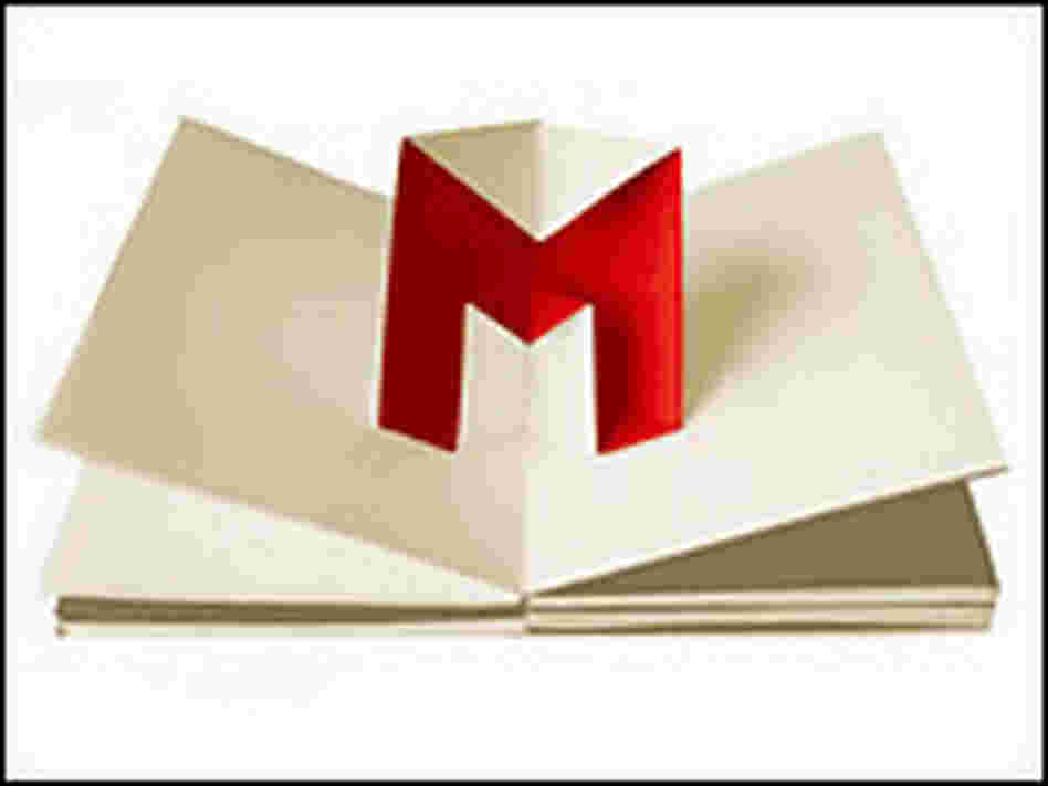 Foldout of the letter "M" Foldout of the letter "M"