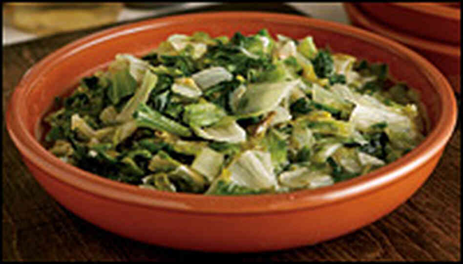 Garlic-Braised Brothy Escarole Garlic-Braised Brothy Escarole