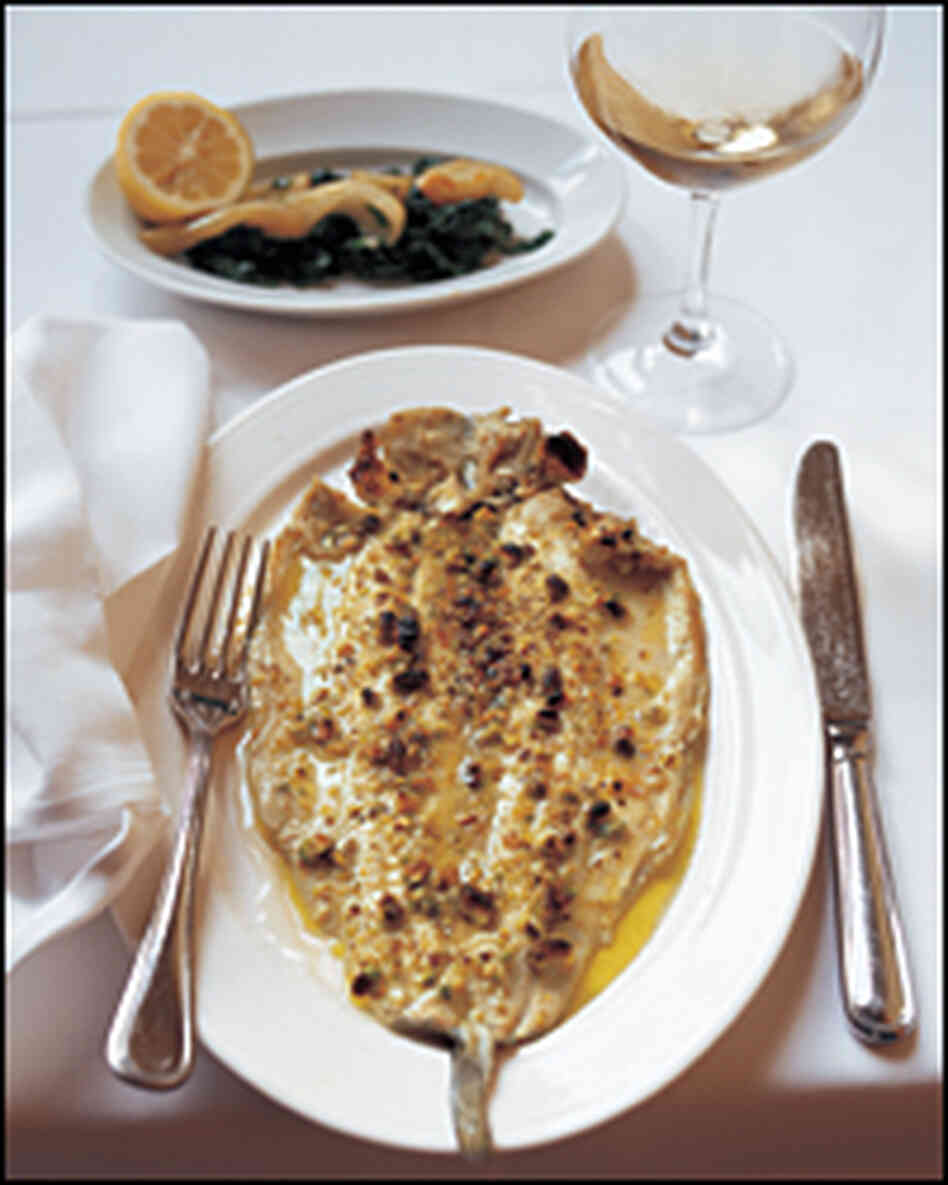 Trout Almost Amandine with Pistachios Trout Almost Amandine with Pistachios