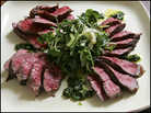 Steak with Herb Salad Steak with Herb Salad