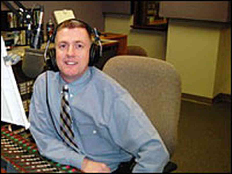 St. John Flynn in the GPB studio St. John Flynn in the GPB studio
