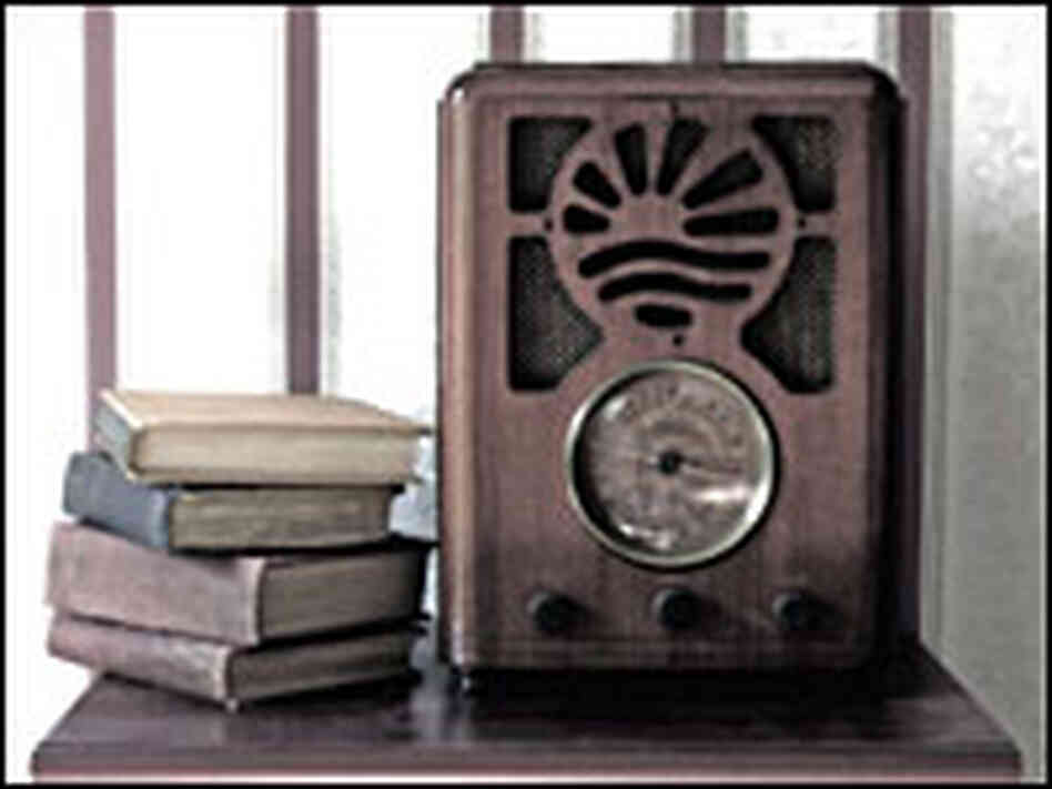 Radio with books Radio with books