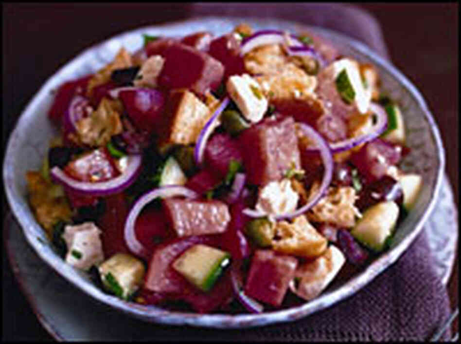Watermelon Panzanella Watermelon Panzanella