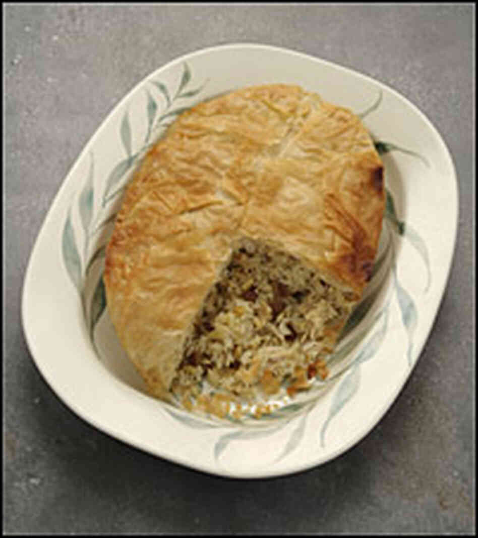 Chicken Pilaf Wrapped in Phyllo Chicken Pilaf Wrapped in Phyllo