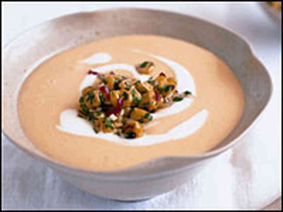 Lemongrass and Sweet Corn Soup with Creme Fraiche Lemongrass and Sweet Corn Soup with Creme Fraiche
