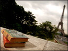 Book by the Eiffel Tower Book by the Eiffel Tower