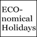 Eco-nomical Holidays graphic.