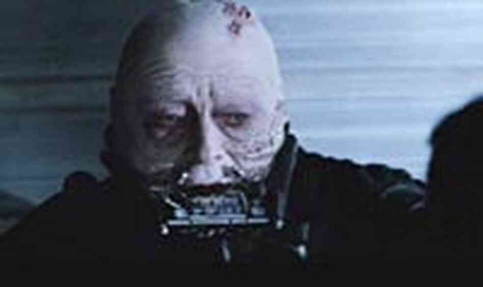 Darth Vader (Sebastian Shaw) unmasked: The Dark Jedi's face is revealed by his son, Luke Skywalker Darth Vader (Sebastian Shaw) unmasked: The Dark Jedi's face is revealed by his son, Luke Skywalker