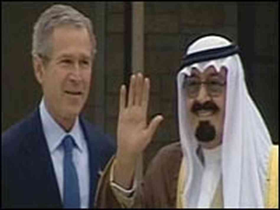 George W. Bush and Saudi Prince George W. Bush and Saudi Prince