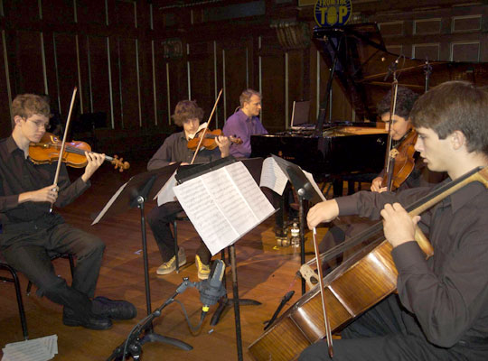 The Bolcom Bros with pianist Christopher O'Riley