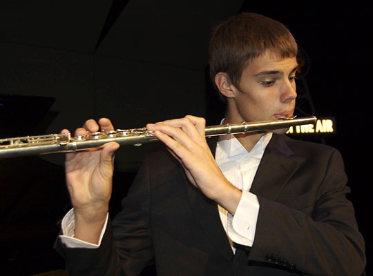 Flutist Tristan Plaut