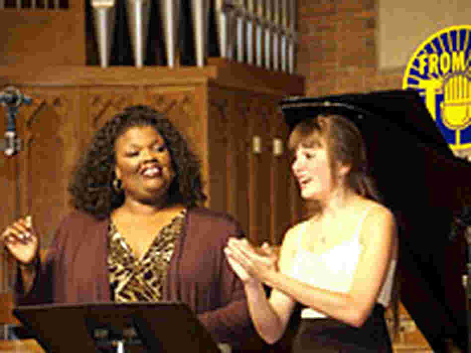 Sopranos Natalie Ballenger and Angela Brown Sopranos Natalie Ballenger and Angela Brown