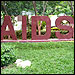 AIDS sculpture in Wat Prabat Nampu monastery. Credit: Jane Greenhalgh, NPR